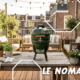 Le Nomade, barbecue de la marque Kamado - visuel sur un roof top urbain