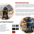 Le Nomade, barbecue de la marque Kamado - présentation et caractéristiques